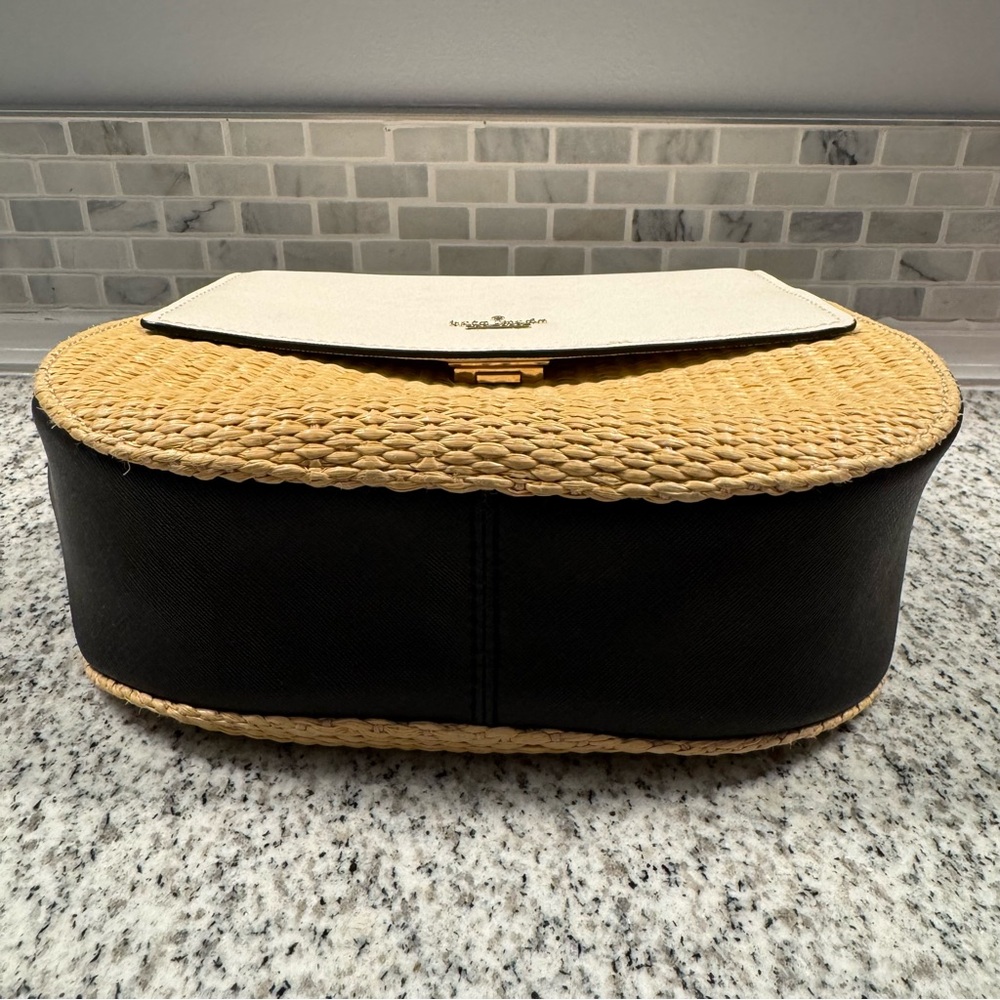 Kate Spade Cameron Street Straw Colorblock Byrdie Crossbody - Picture 7 of 10